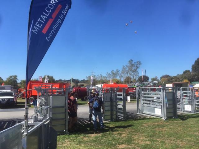 metalcorp equipment at the australian sheep and wool show